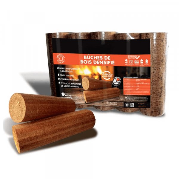 Palette mit Holzbriketts, 104 Packungen — Foto 2