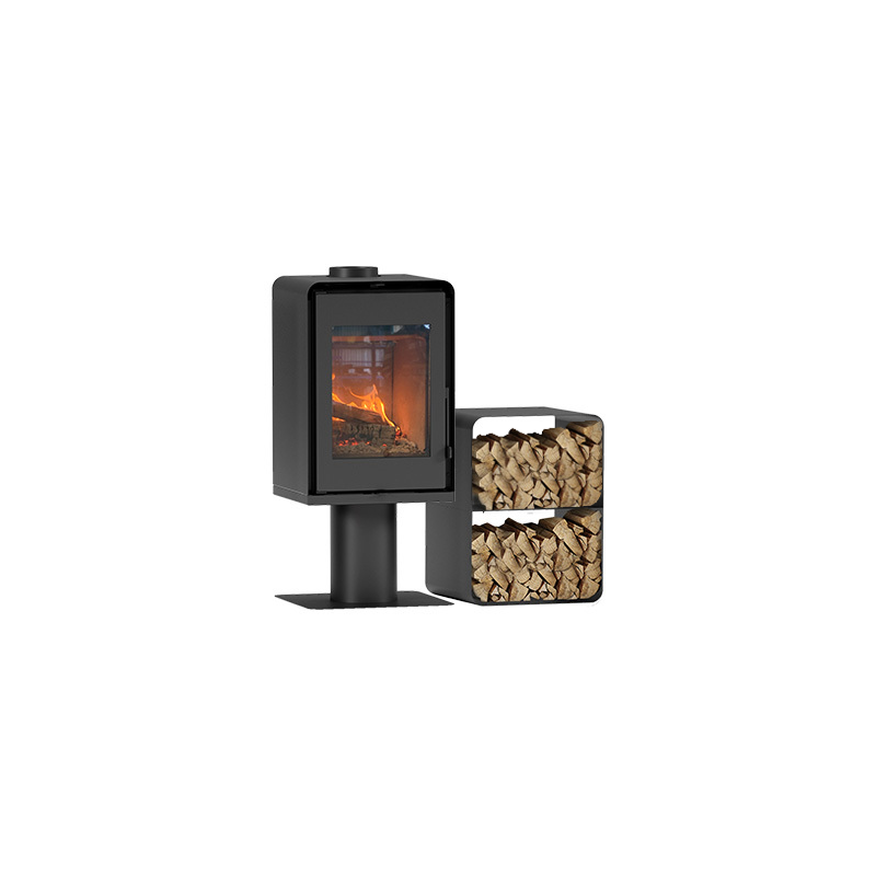 Domino-Holzofen mit Fuß und 2-Stufen-Modul – 8,5 kW — Foto 2