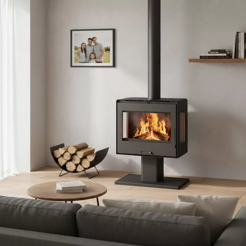 Helia-Holzofen mit Panoramablick – 10 kW — Foto 2
