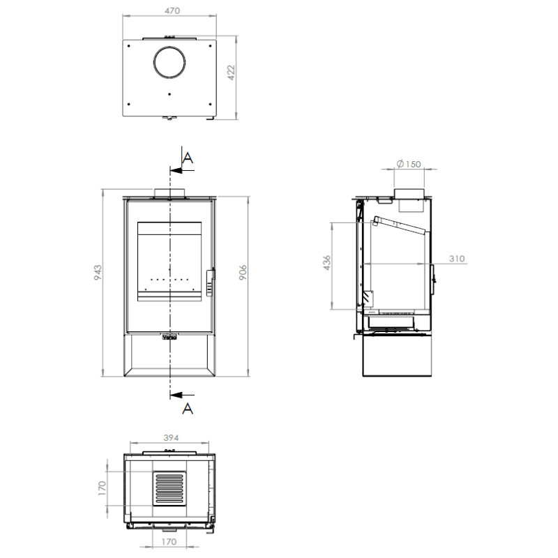 Aicardo Holzofen – 7,5 kW — Foto 5